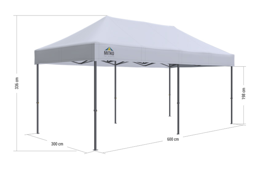 Pop-up tent 3x6